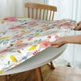 thumbnail image 5 of Spring Flower Cherry Round Fitted Tablecloth with Elastic 40-44 Inch, 5 of 6