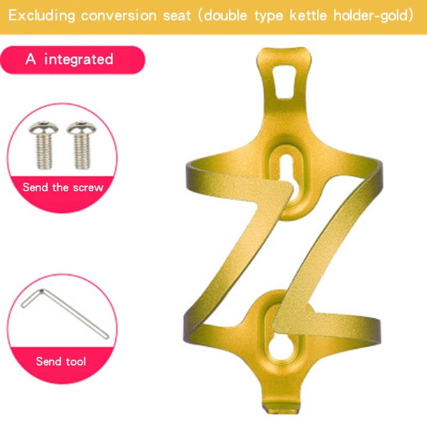 Soporte para botella de agua de bicicleta, soporte de botella de agua de aleación de aluminio, soporte para taza de bicicleta, soportes para bebidas con rotación Universal