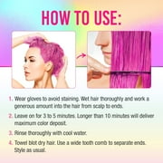 Punky Colour 3-in-1 Hair Color Shampoo & Color Depositing Conditioner, Pinktabulous, Pink 8.5 fl oz