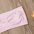 thumbnail image 3 of xiaxaixu Women Bra Solid Color Non-Padded Wire-Free Bandeau Stretch Tube Tops, 3 of 6
