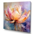 thumbnail image 2 of Designart "Dreamy Purple Tulip Drips I" Tulip Wall Decor, 2 of 7