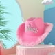 thumbnail image 5 of 3 Sombreros de Vaquero Rosa Fieltro para Mujer Y Niña., 5 of 9