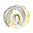 thumbnail image 3 of Vess, June Erica 20x20 Black Modern Framed Museum Art Print Titled - String Orbit III, 3 of 5
