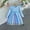 Light Blue#1, variant on IVEYRTF Girls Long Sleeve Princess Dress Ruffled Lace Mesh Bow Skirt for Fall and Winter Toddler Kids Party Wear Holiday Birthday Outfit Everyday Play Dress(Pink,3 Years)