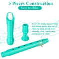 thumbnail image 6 of EASTROCK Soprano Recorder Instrument 3Pcs Recorder Flute C Key German Style for Beginners/Students,Green, 6 of 8