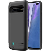 [New] RUNSY Battery Case for Samsung Galaxy S10+ Plus, 6000mAh Rechargeable Extended Battery Charging Charger Case,