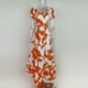 thumbnail image 3 of Vestido Vestido con hombros descubiertos para mujer Vestido con cordones y estampado hueco grande (Naranja XXXL) Ygjytge Naranja T 3EG para Mujer, 3 of 8