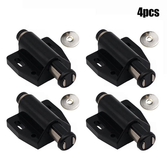 4x Push To Open Magnetic Drawer Cabinet Doors Latch Catch Touch Kitchen Cupboard