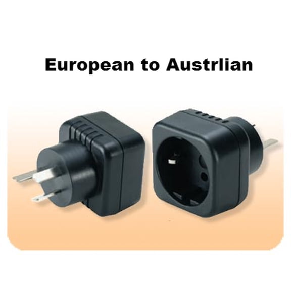 Europe Schuko to Australia Plug Adapter