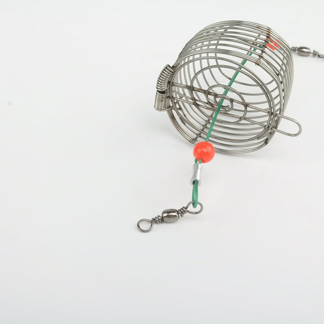 ZheElen Fishing Bait Cage - Stainless Steel Small Fishing Bait Cage - This Is Essential Tackle For Every Angler. - Simple To Use S