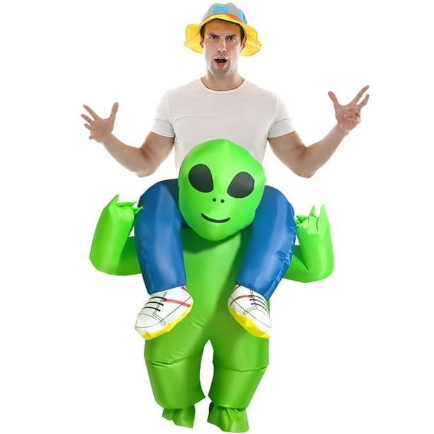 THRENS Inflatable Alien Costume Blow Up Alien Costume Premium Funny