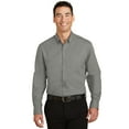 thumbnail image 2 of Port Authority SuperPro Twill Shirt-S (Monument Grey), 2 of 2