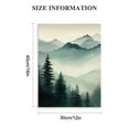 thumbnail image 2 of ARISTURING Mountain Wall Art Decor   Sage Green Forest Canvas Wall Art Prints Nature Landscape Wall Decor Watercolor Pine Tree Pictures Abstract Modern Painting for Living Room   12x16 in, 2 of 5