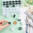 thumbnail image 3 of 36 Pcs Black White Prewound Bobbin Thread Size A SA156 Polyester Sewing Thread Kits with Clear Grids Bobbins Box for Embroidery and Sewing Machine DIY Commercial Home Use, 3 of 6