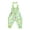 Green, variant on Baby Girls Cotton Rompers Jumpsuit Baby Clothes 3-12 Months Infant Baby Halter Floral Print Bodysuit Bow Bodysuit with Headband Pink