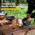thumbnail image 4 of LJNYFDC Picnic Hot Pot Set Camping Cookware Pot Frying Pan Set Heat Resistant Non stick Lightweight Outdoor Cooking Utensils, 4 of 7