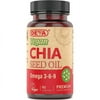 Deva Premium Vegan Chia Seed Oil, 90 Vegan Caps (500 mg per Capsule)