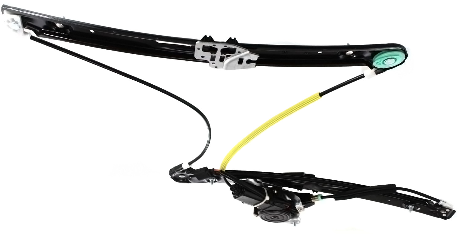 Window Regulator For 2001-2005 BMW 330xi 330i Front, Right Passenger Power With Motor