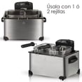 thumbnail image 1 of Freidora Electrica De Aceite Doble Canasta Acero 5 Lts You, 1 of 6