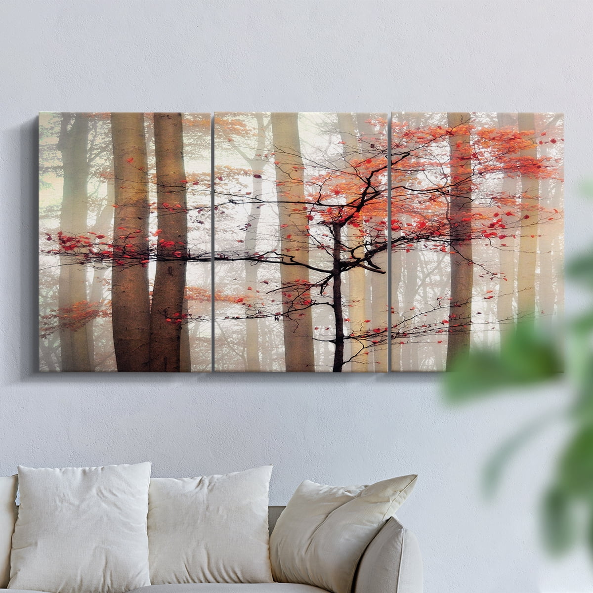 Wexford Home Orange Awakening - 32" x 48" Multi-Piece Canvas Art, Ready to Hang