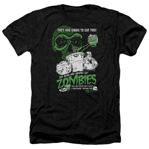 Aqua Teen Hunger Force - Zombies - Heather Short Sleeve Shirt - XX-Large