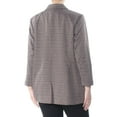 thumbnail image 4 of Nine West Womens Houndstooth Blazer Jacket, Red, Plus Size, 1X, 4 of 4