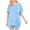 Multicolor, variant on Two Piece Sets for Women Shorts Summer Pajamas for Women Shorts and Shirt Women's Fashionable Casual Solid Color Home Short Sleeved Round Neck Pajama Top With Pants Set