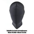 thumbnail image 3 of 2 unidades de respirador facial completo unisex sin rostro para Halloween, respirador para cosplay, disfraz de respirador, máscara de respirador para toda la cabeza para deportes al aire libre, 3 of 8