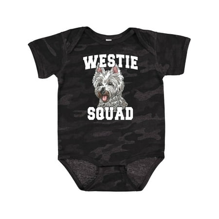 

Inktastic Dog Westie Squad Boys or Girls Baby Bodysuit