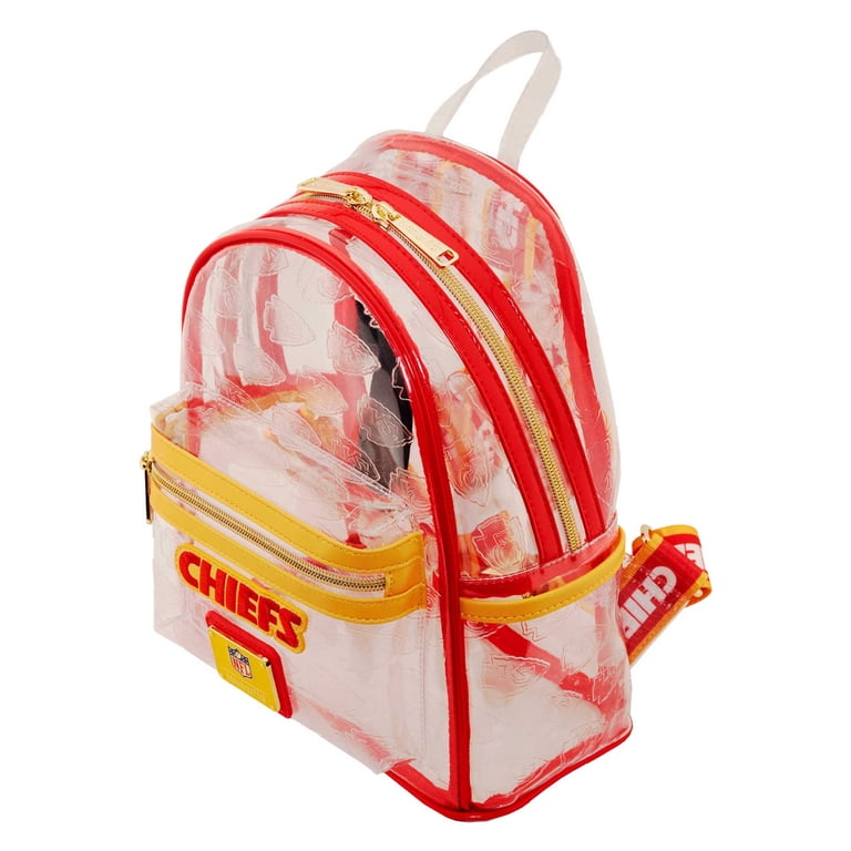 Loungefly Kansas City Chiefs Clear Mini Backpack - Walmart.com display picture 3