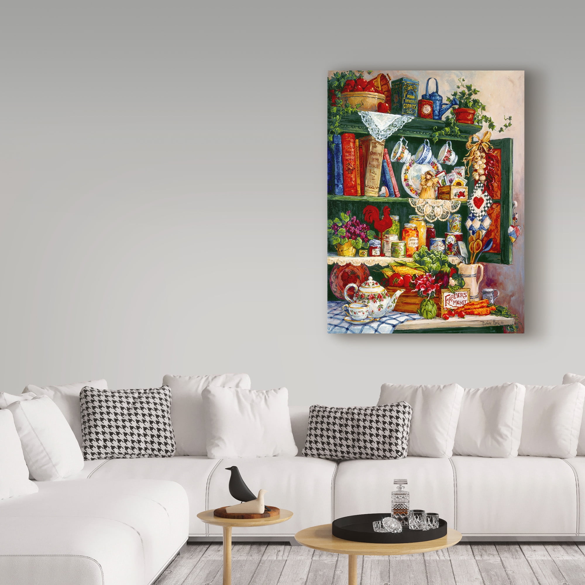 Trademark Fine Art 'Grandmas Cupboard' Canvas Art by Barbara Mock