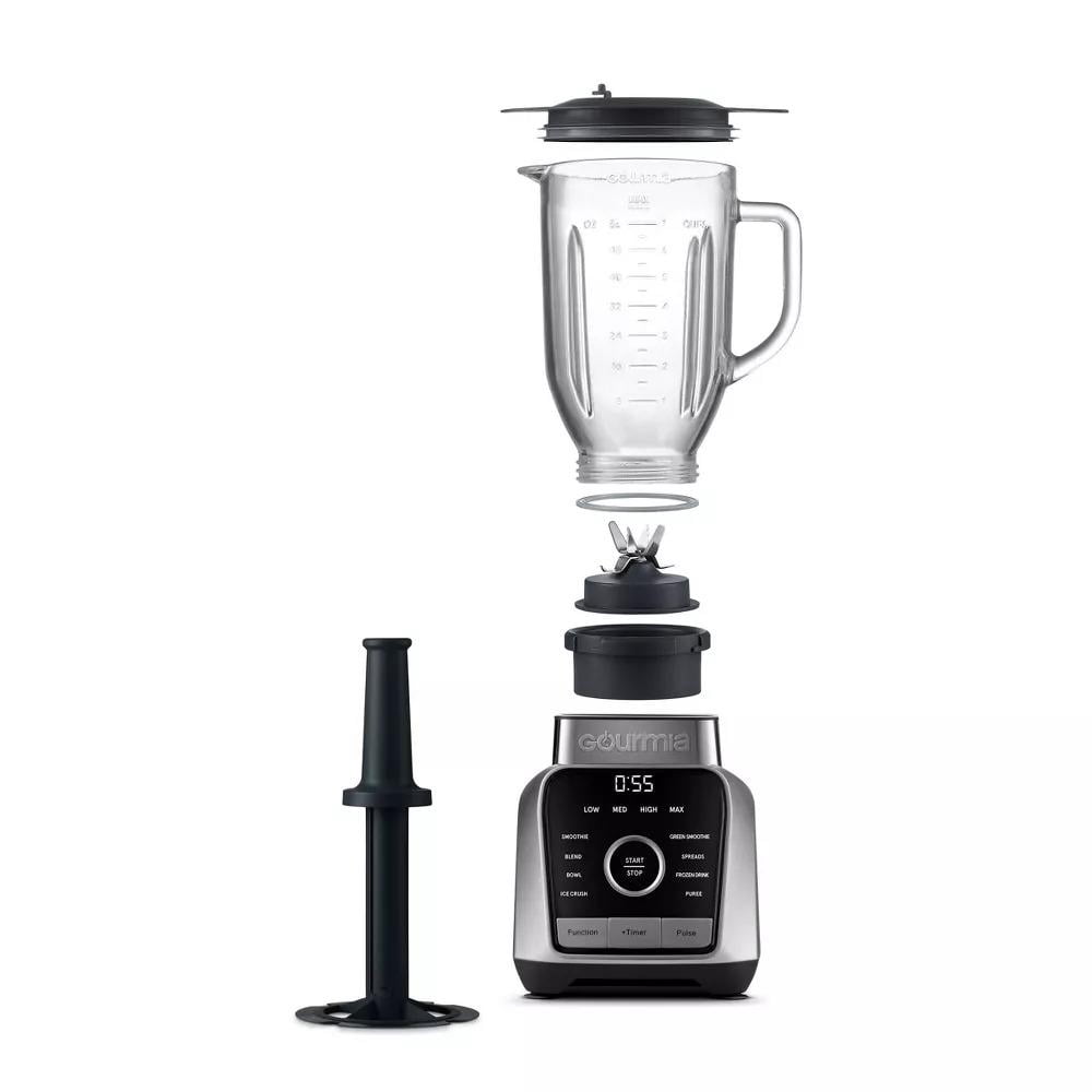 Gourmia 1250 W 4-Speed Blender, Gray