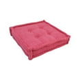 thumbnail image 3 of 20-inch Square Corded Floor Pillow with Button Tufts, 3 of 7