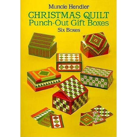 Christmas Quilts Punch-Out Gift Boxes : Six Boxes