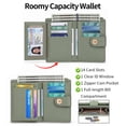 thumbnail image 3 of GAEKEAO Small Womens Wallet RFID Blocking Bifold Card Holder Tassel Vegan Leather Wallets with Zipper Pocket, 3 of 8