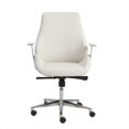thumbnail image 4 of Eurostyle Bergen Chaise de Bureau Basse en Blanc, 4 of 4