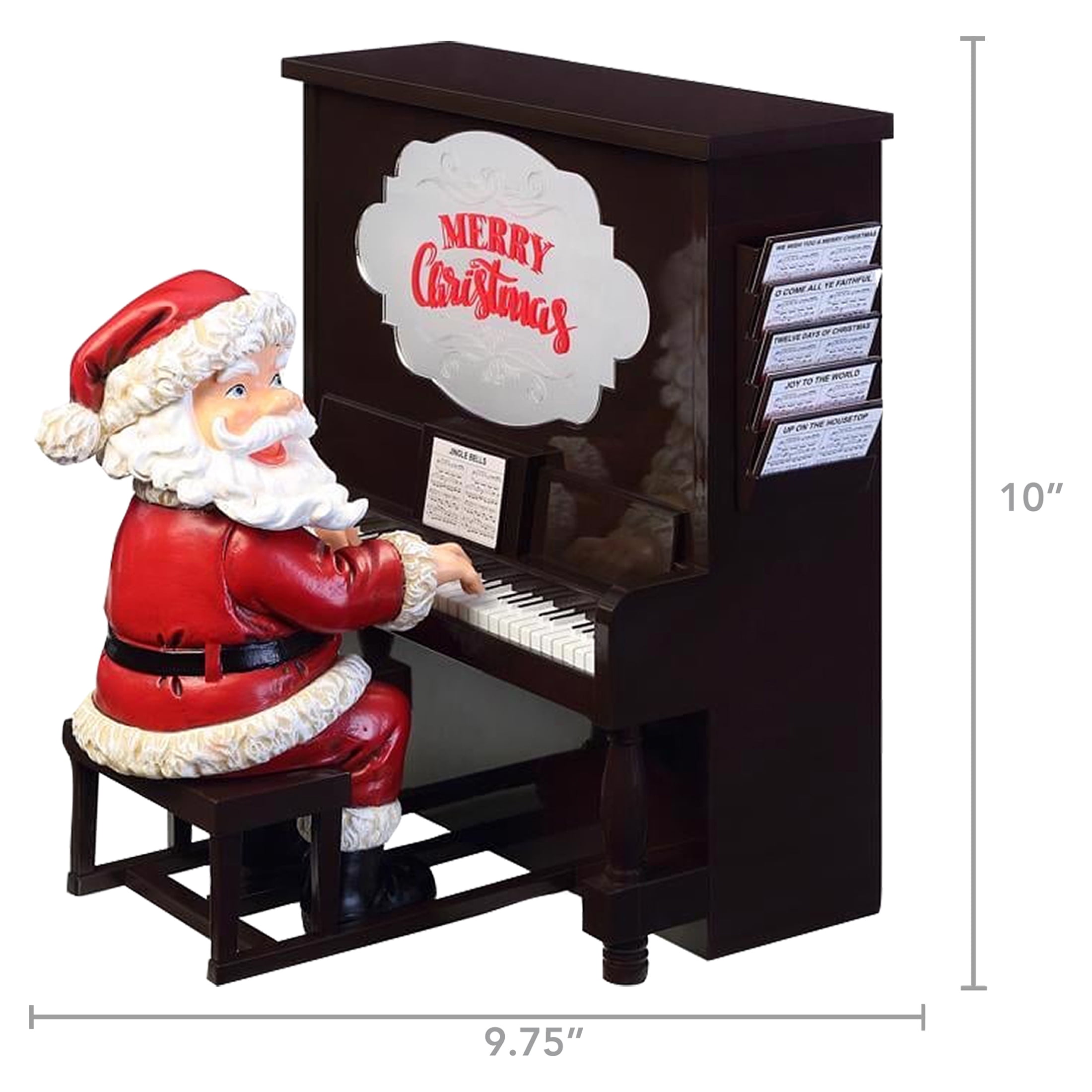 Mr. Christmas Sing-A-Long Santa Animated Decor 10 in. - Walmart.com