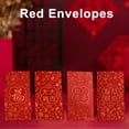 thumbnail image 2 of SharkTRUE Personalized Creative Blessing Character New Year Big Red Wedding Year New Pieces Envelope, 2 of 8