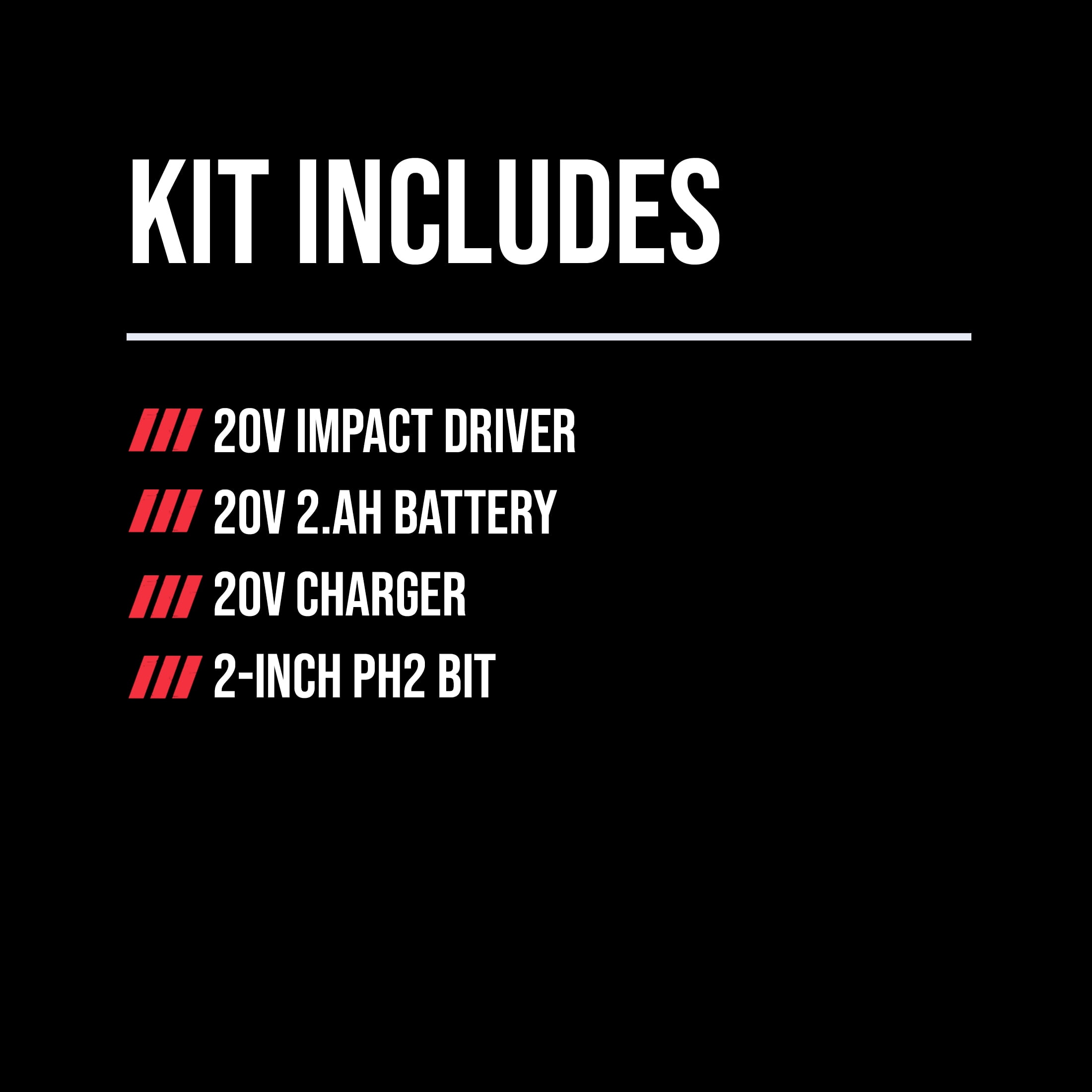 Skil 20V Brushless 1/4 Inch Hex Impact Driver Kit