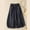 01 Navy, variant on Awdenio Skirt for Women Plus Size Women's Fashion Medium Length Elastic Waist Large Cotton Linen Skirt