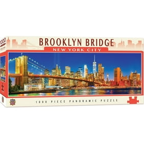 Masterpieces Cityscapes New York 1000 Piece Panoramic Jigsaw Puzzle Walmart Com Walmart Com