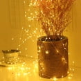 thumbnail image 3 of Matsuzay Tira de luces de 10 hebras para Patio exterior, lámpara de alambre de cobre resistente al agua, 8 modos, decoración de Control remoto, adorno, Iluminación y accesorios Solar Blanco Matsuzay HA011034-03, 3 of 6