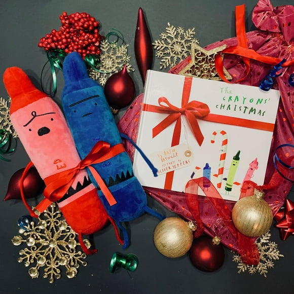 MerryMakers le Jour Où les Craies de Cire Quittent le Jouet en Peluche Bleu, 12 Pouces