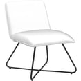 thumbnail image 6 of Dycanpo Modern Accent Chair, 5 Positions Recline Waterproof Living Room Chairs, 17″High, White, 6 of 9