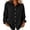 A-Black220, variant on OSOLU Womens Long Sleeve Button Up Shirts Linen Loose Fit Solid Color Button Down Collared Shirts Spring Summer Versatile Tops