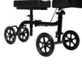Equate Folding Knee Walker with Storage Bag, Crutch Alternative for