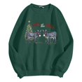 thumbnail image 5 of Donk The Halls Christmas Sweatshirts for Women 2025 Long Sleeve Crewneck Funny Donkey Graphic Sweatshirt Pullover Tops, 5 of 8