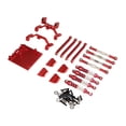 thumbnail image 4 of arctrm Kit de Pièces de Voiture RC 1/12 Support de Servo Alliage d'Aluminium Pièce de Réparation Remplacement Tige Rouge, 4 of 10