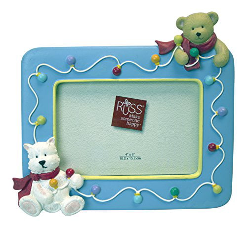Discontinued by Manufacturer Blue Russ Berrie Small Blessings Babys Baptism Photo Frame 