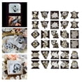 thumbnail image 4 of 30 Piezas DIY Flor Etiqueta Mano Cuenta Decoración Estilo Vintage Papel Suministros Cinta Manual Diario Álbum Plantas Etiqueta para Soledad Pegatinas de manual, 4 of 10